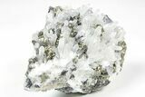 Quartz Crystals With Shiny Pyrite - Peru #238946-2